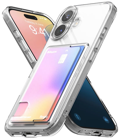 iPhone 16 Plus Back Cover Case | Fusion Card - Clear