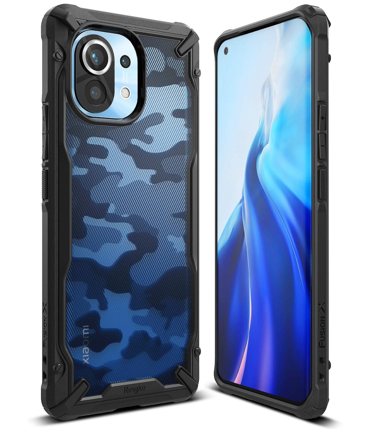 Xiaomi Mi 11 Back Cover Case Fusion X Camo Black