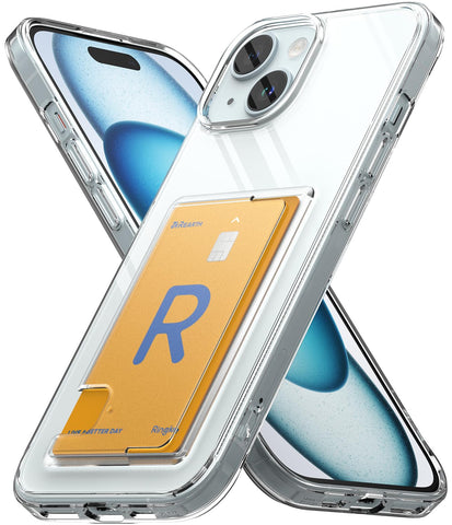 iPhone 15 Plus Back Cover Case | Fusion Card - Clear