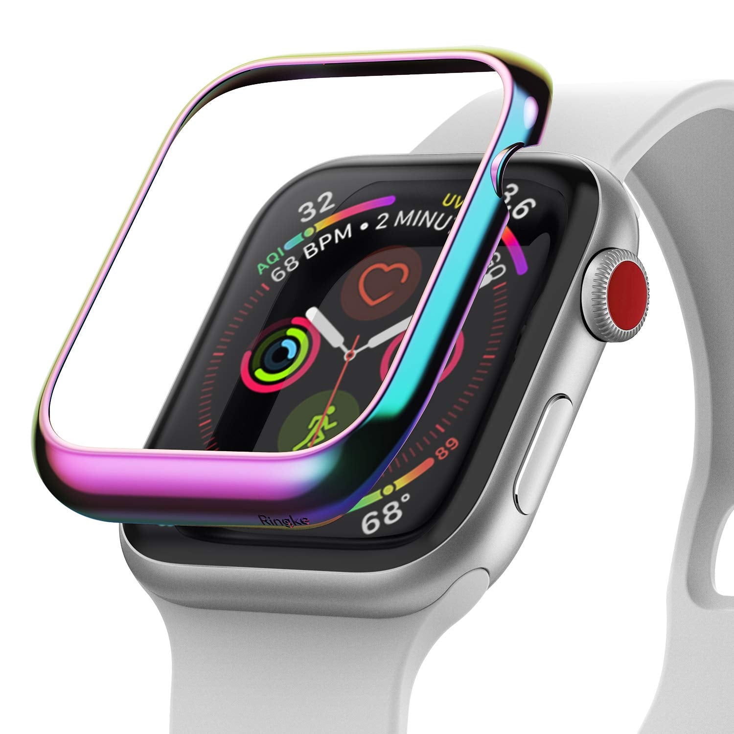 Bezel Styling for Apple Watch 38mm for Series 3 / Series 2 / Series 1 -  Neon Chrome (AW3-38-08) [Stainless Steel]