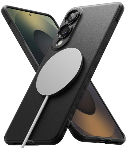 Samsung Galaxy S25 Edge Back Cover Case | Onyx Magnetic - Black