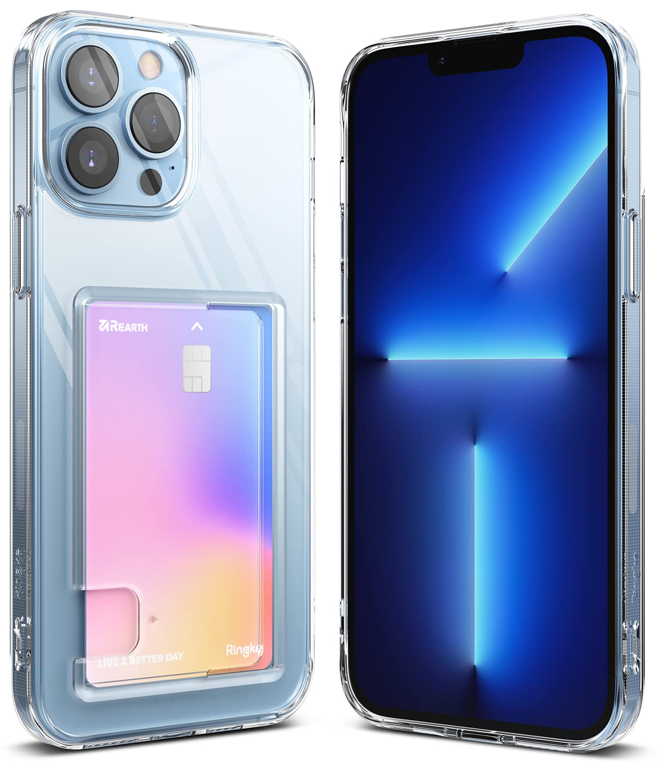 iPhone 13 Pro Max Back Cover Case Fusion Card Clear