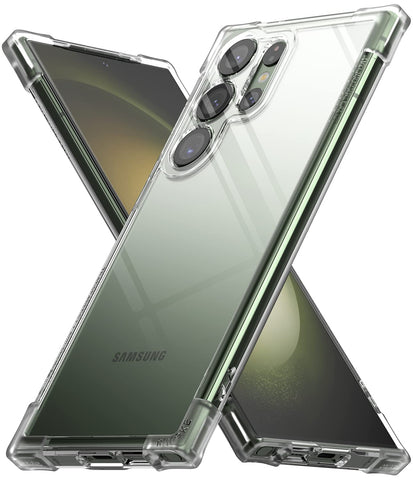 (Refurbished) Samsung Galaxy S23 Ultra 5G Back Cover Case  Fusion Bumper - Clear