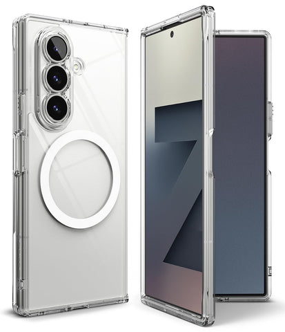 Samsung Galaxy Z Fold 7 Back Cover Case | Fusion - Magnetic Clear