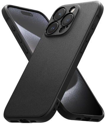 (Refurbished) Ringke iPhone 15 Pro Max Back Cover case Onyx - Black