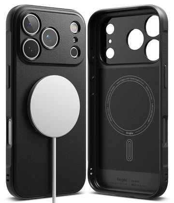 iPhone 17 Pro Max Back Cover Case | Onyx Magnetic - Black