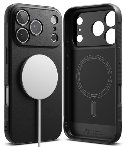 iPhone 17 Pro Max Back Cover Case | Onyx Magnetic - Black