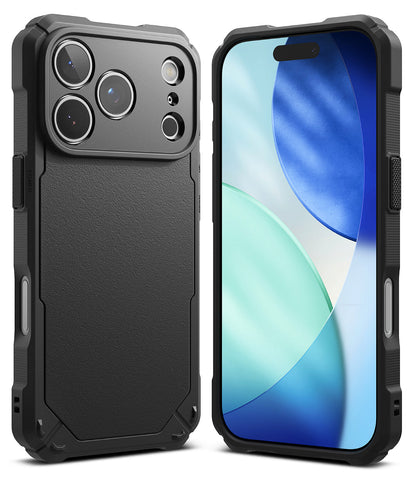 iPhone 17 Pro Max Back Cover Case | Rugged Gear Bumper - Black
