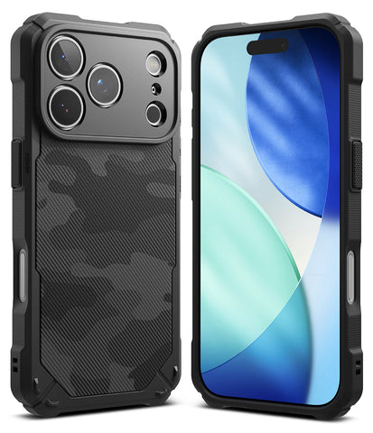 iPhone 17 Pro Max Back Cover Case | Rugged Gear Bumper - Camo Black