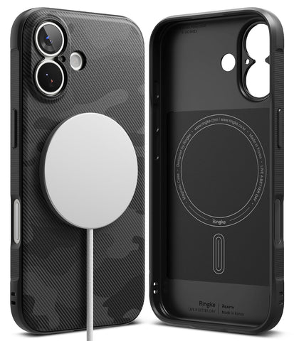 iPhone 17 Back Cover Case | Onyx Magnetic - Camo Black