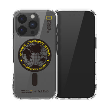 Nat Geo iPhone 16 Pro Back Cover Case | MagSafe Rugged Global Seal - Yellow