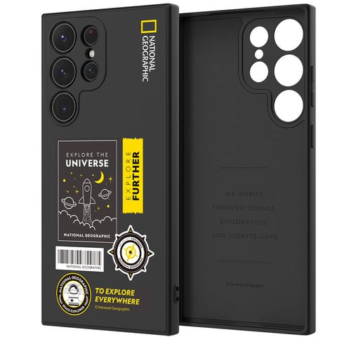 Nat Geo Galaxy S23 Ultra Back Cover Case |Palette Color Wappen Case-Universe Black