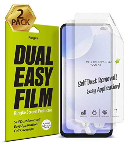 Xiaomi Redmi K30 4G K30 5G Poco X2 Tempered Glass Screen Protector Guard DUAL EASY FULL Pack