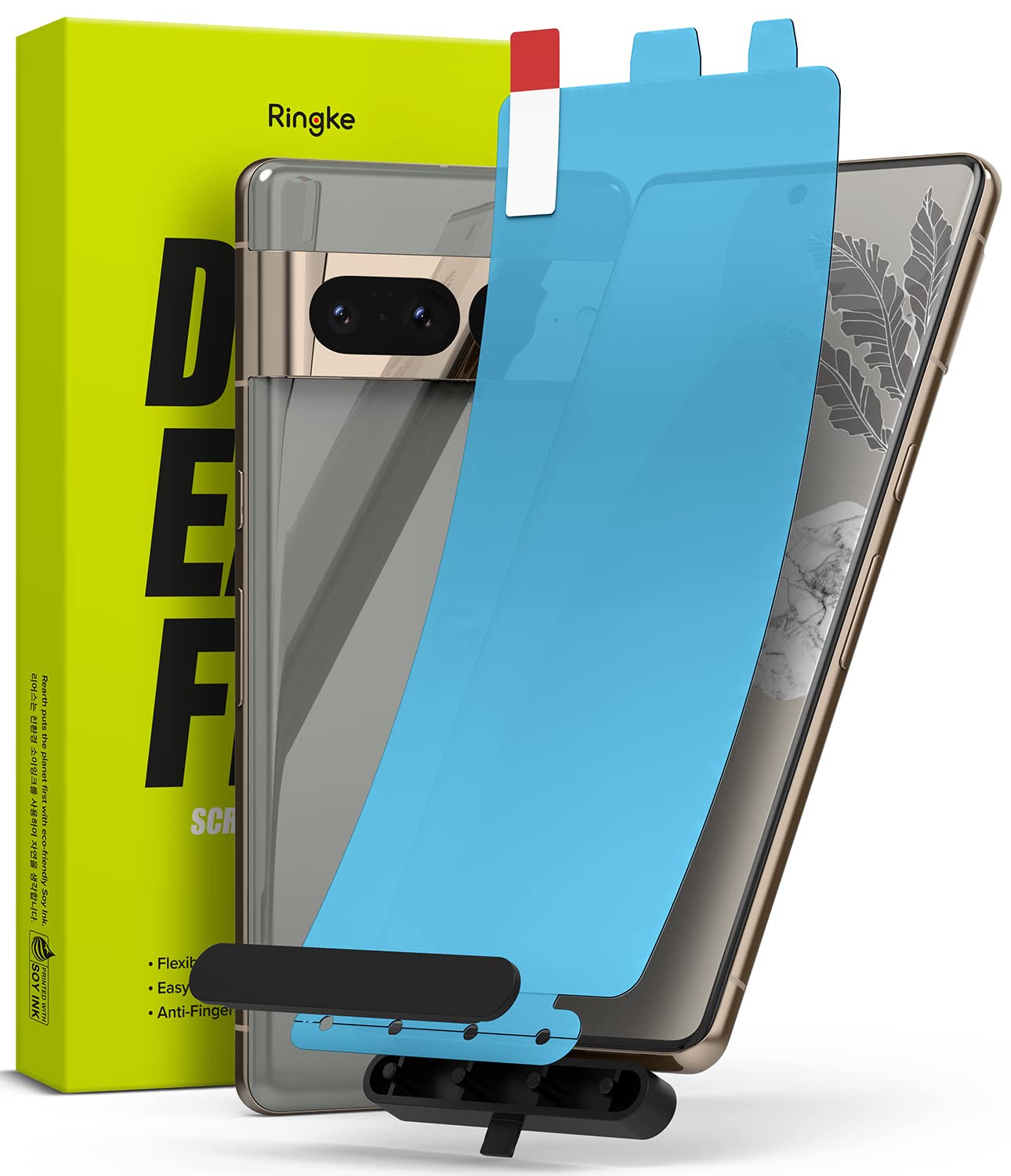 thumbnail image 2 of Tempered Glass Screen Protector + Camera Lens For Google Pixel 10/9/8/7/6 Series 2 of 5