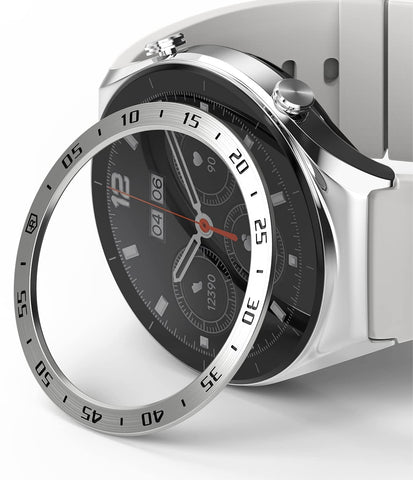 Bezel Styling Compatible with Xiaomi Mi Watch S1 - Silver (46-01)