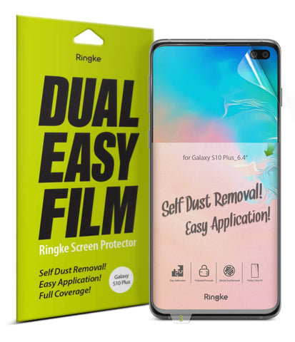 Galaxy S10+ Screen Protector Film | Dual Easy Full - 2 Pack