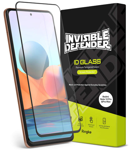 Xiaomi Redmi Note 10 Pro /Redmi Note 10 Pro Max Tempered Glass Screen Protector Guard | FULL GLASS - 1 Pack