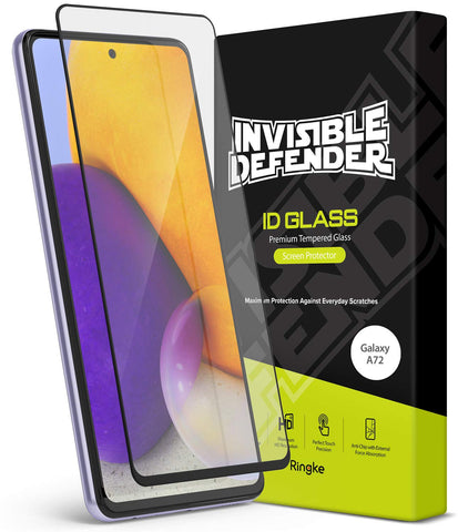 Galaxy A72 Tempered Glass Screen Protector Guard | FULL GLASS - 1 Pack