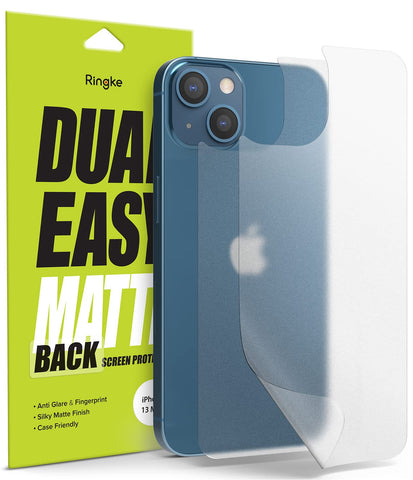 iPhone 13 Mini Back Screen Protector Guard | Dual Easy Matte - 2 Pack