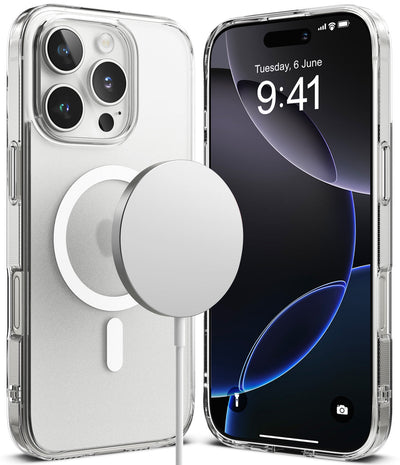 iPhone 16 Pro Back Cover Case | Fusion Magnetic - Matte Clear