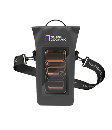 Nat Geo Waterproof Mobile Dry Bag - Black