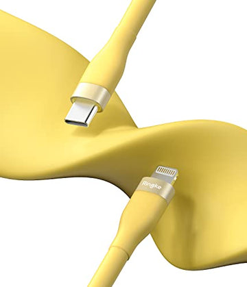 Ringke Fast Charging Pastel Cable USB Type-C to Lightning - Yellow(2m)