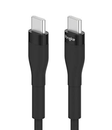 Ringke Fast Charging Pastel Cable USB Type-C to Type-C - Black(1.2m)