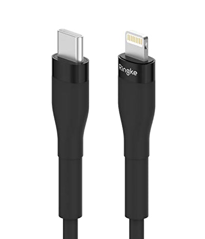 Ringke Fast Charging Pastel Cable USB Type-C to Lightning - Black(1.2m)