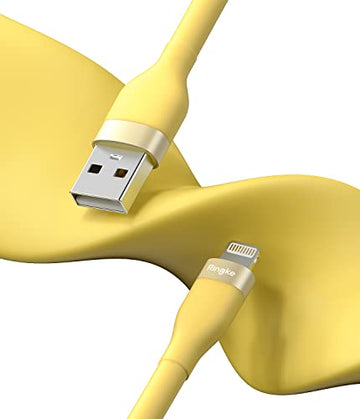 Ringke Fast Charging Pastel Cable USB Type-A to Lightning - Yellow(2m)