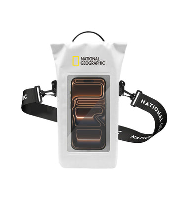 Nat Geo Waterproof Mobile Dry Bag - White