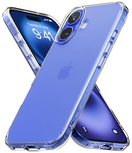 iPhone 16 Back Cover Case | Fusion - Matte Clear