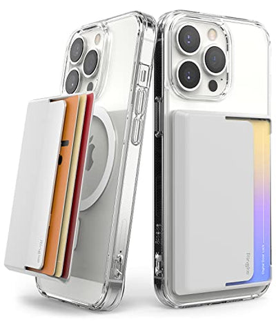 Ringke Magnetic Side Slot Card Holder - Light Gray