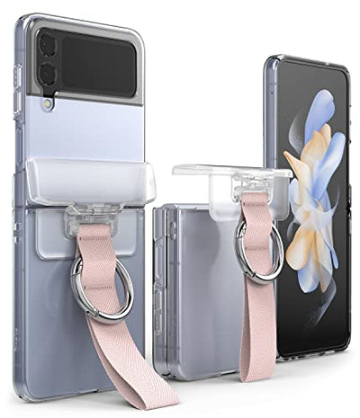 Samsung Galaxy Z Flip 4 5G / Z Flip 3 5G Protection Hinge Cover (Only Hinge) - Pink Sand