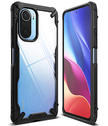 Poco F3 / Redmi K40 / K40 Pro / K40 Pro+ / Mi 11X / Mi 11X Pro Back Cover Case | Fusion X - Black