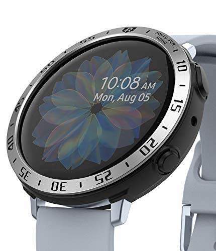 Air Sports + Bezel Styling Combo Case Designed for Galaxy Watch Active 2 44mm - Black / 30