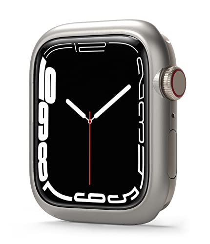 Bezel Styling Compatible with Apple Watch 7 45mm - Silver (45-09)