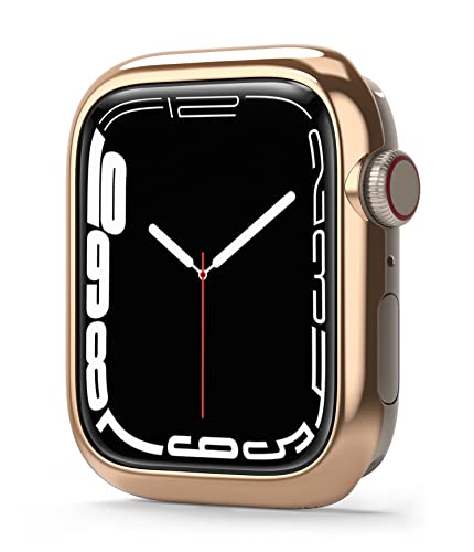 Bezel Styling Compatible with Apple Watch 7 45mm - Rose Gold (45-02)