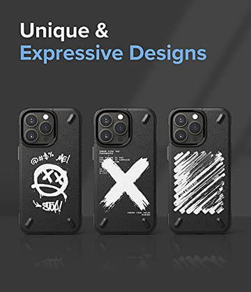 iPhone 13 Pro Max Back Cover Case | Onyx Design - X