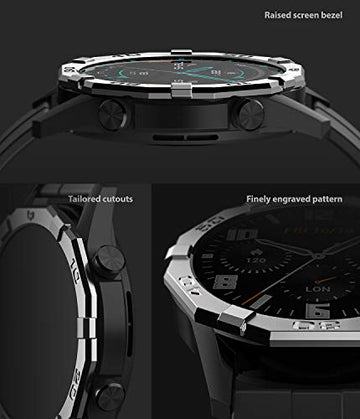 Bezel Styling for Huawei Watch GT2 46mm -  46-46 (ST) Silver [Stainless Steel]