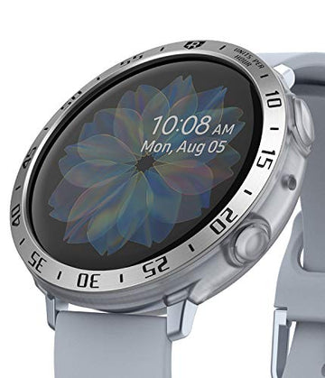 Air Sports + Bezel Styling Combo Case Designed for Galaxy Watch Active 2 44mm - Matte Clear / 30