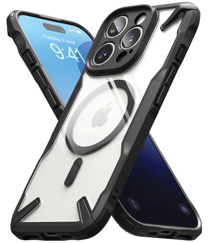 (Refurbished) iPhone 16 Pro Max Back Cover case | Fusion-X Magnetic -  Black