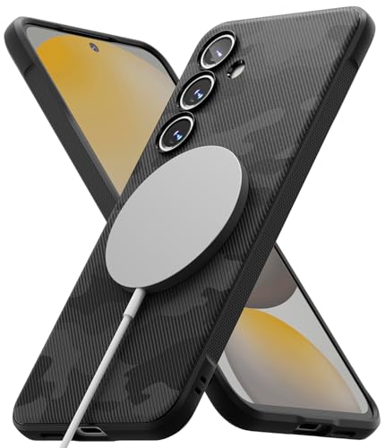 Samsung Galaxy S24 FE Back Cover Case | Onyx Magnetic - Camo Black