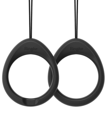 Finger Ring Strap - Black & Black