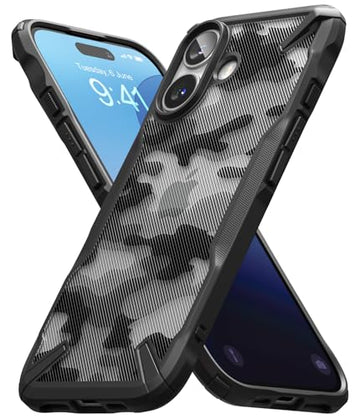 (Refurbished) iPhone 16 Plus Back Cover Case | Fusion X - Camo Black