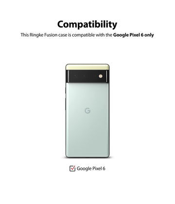 Google Pixel 6 Back Cover Case | Fusion - Clear