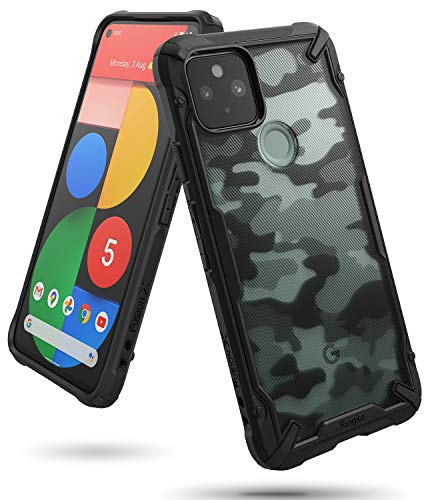 Google Pixel 5 Back Cover Case | Fusion X Design - Camo Black