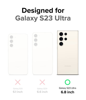 Samsung Galaxy S23 Ultra 5G Back Cover Case | Air S - Black