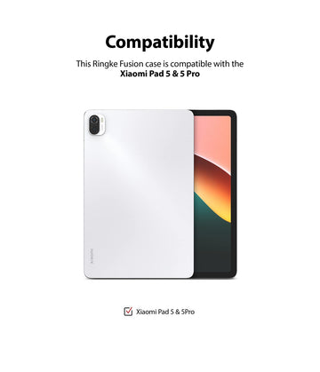 Xiaomi Pad 5 / Pad 5 Pro Back Cover Case | Fusion - Clear