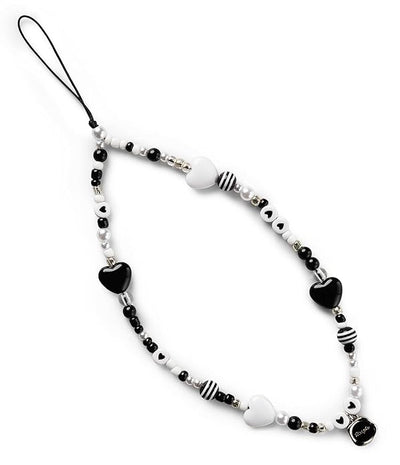 Ringke Beaded Strap  for Cell Phone Case, Cute Aesthetic Beads Charm Keychain | Wrist Hand Bracelet Strap  - Monostone