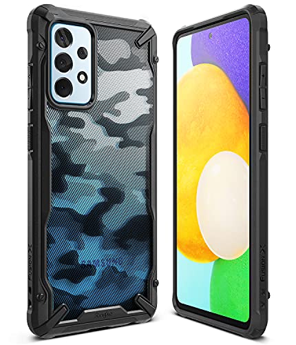 (Refurbished) Samsung Galaxy A52 5G / A52s 5G Back Cover Case | Fusion X - Camo-Black
